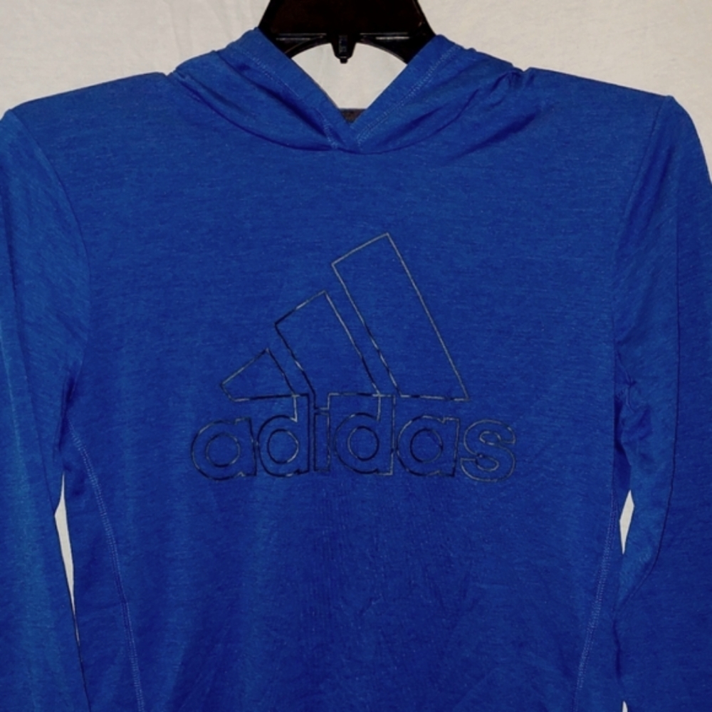 🤑5/$25 ADIDAS Climalite Graphic Logo Hooded Tee